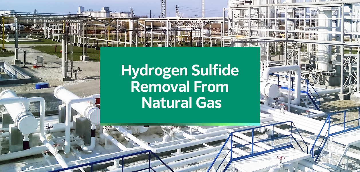 Hydrogen sulfide removal from natural gas